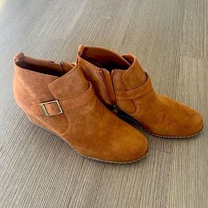 Franco Sarto Suede Booties